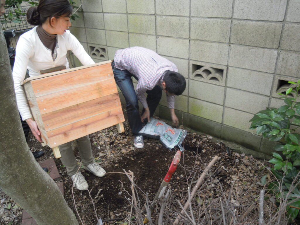 コンポスト完成