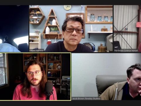 山田芳照 yamada yoshiteru DIY サイエンスメンバーでzoomミーティング