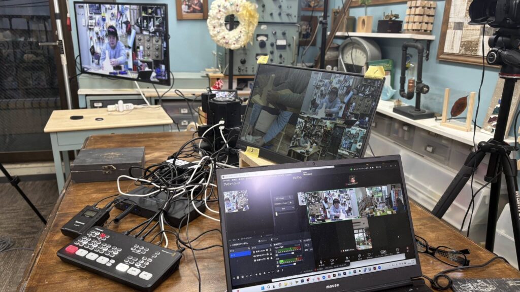 鹿児島と中継でオンライン講座開催中