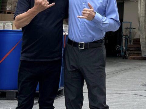 ハワイチームのボスGaryと一緒にターナー色彩を訪問