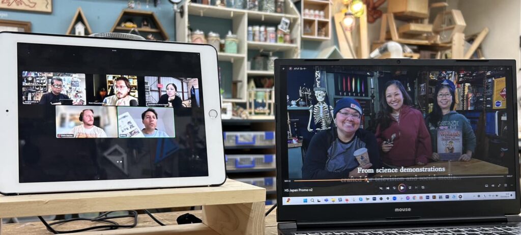 山田芳照 yamada yoshiteru DIY ハードウエアサイエンスのZOOMミーティング