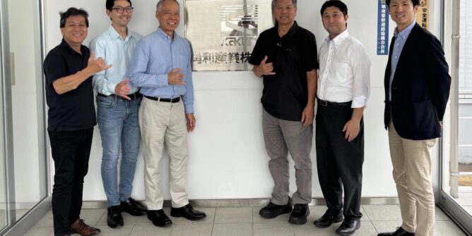 燕三条にハワイチームで来ています