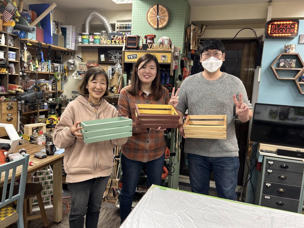 仕上げはワイドボックスを作って講座終了