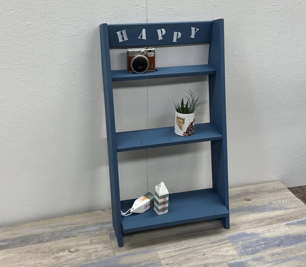 How toテキストの撮影中、ラダーシェルフの作り方