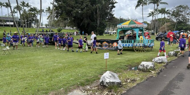 メリーモナーク最終日Hiloダウンタウンを一周ロイヤルパレード