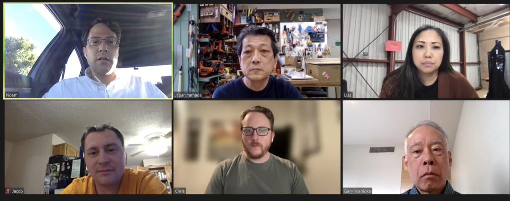 山田芳照 yamada yoshiteru DIY 時差19時間のアメリカと日本のZOOMミーティング