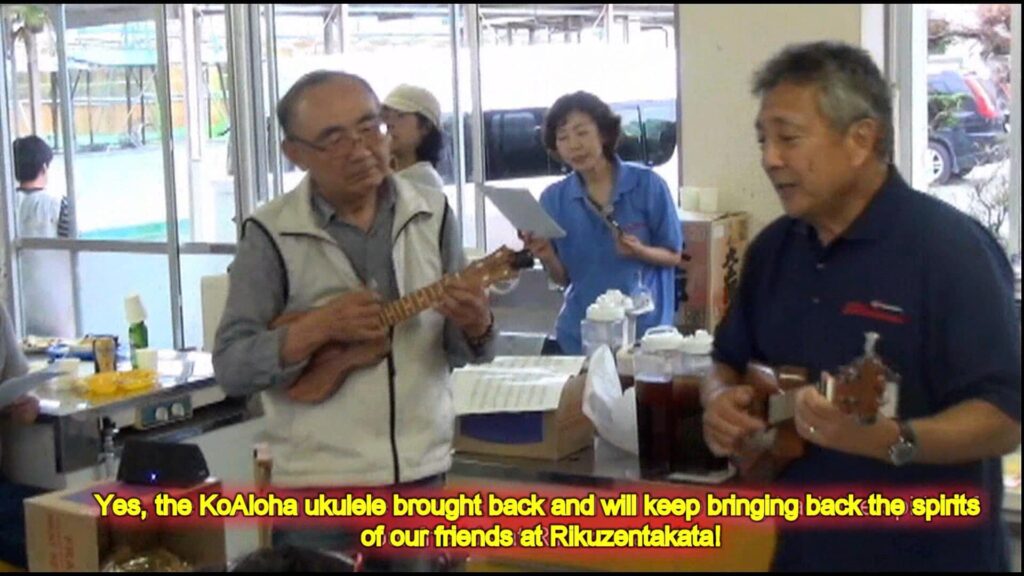 10年前に陸前高田の米崎中学校仮設住宅を支援