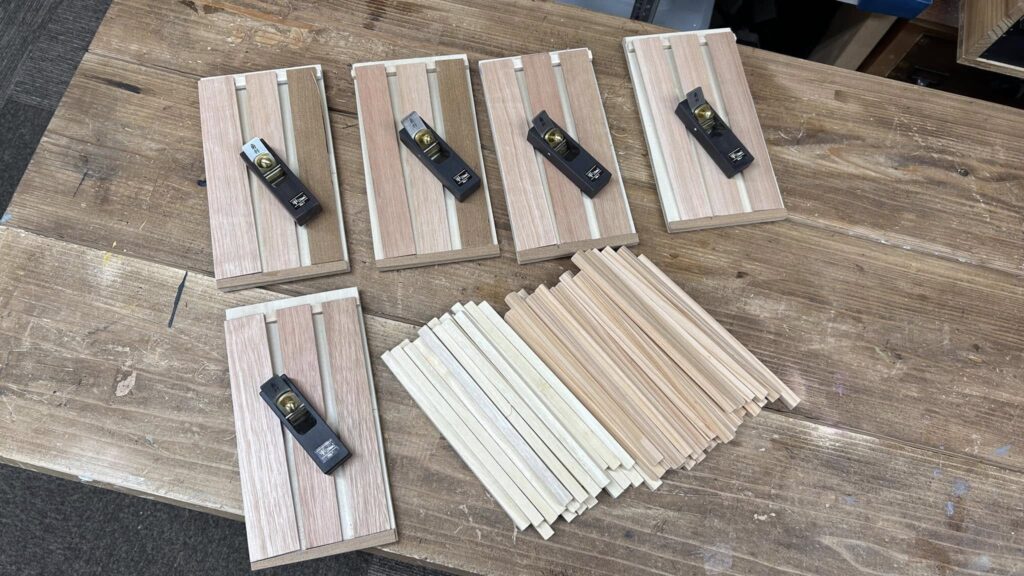 箸作りの準備、ほぼ整いました