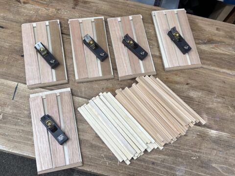 箸作りの準備、ほぼ整いました