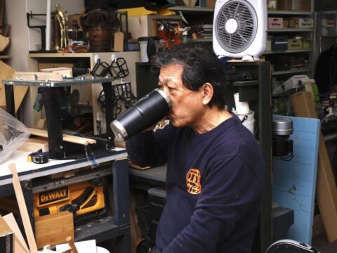 山田芳照 yamada yoshiteru DIY 薄型シューズラック作っています