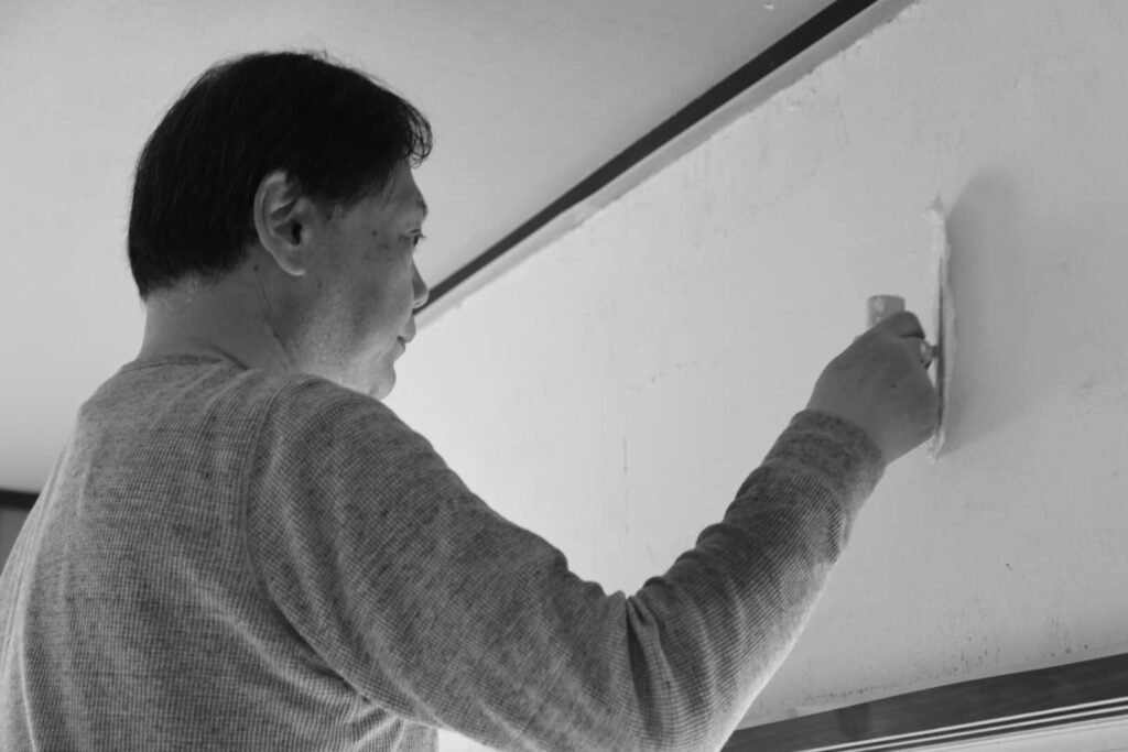 DIY本の撮影、漆喰塗り編です