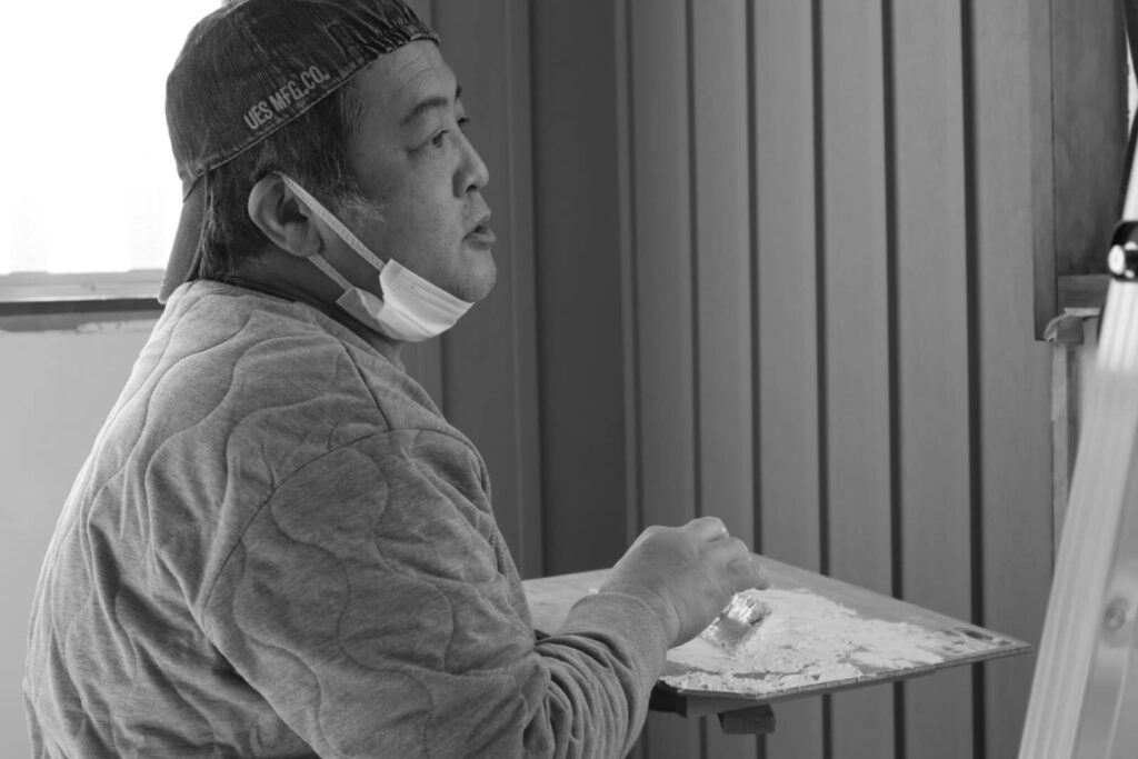 DIY本の撮影、漆喰塗り編です