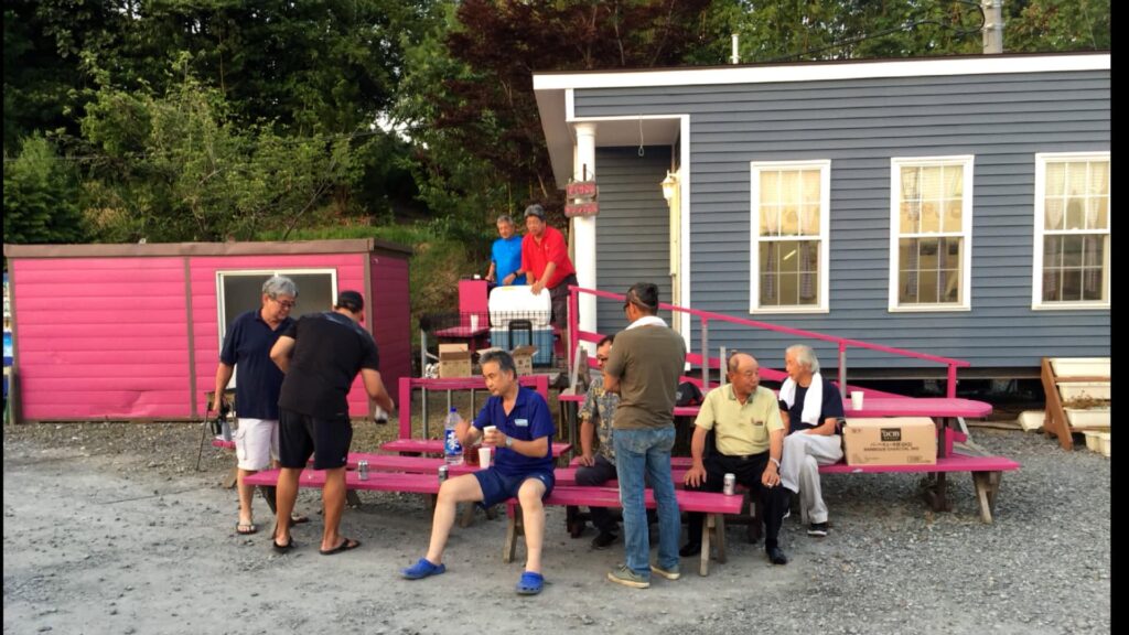 10年前に陸前高田の米崎中学校仮設住宅を支援