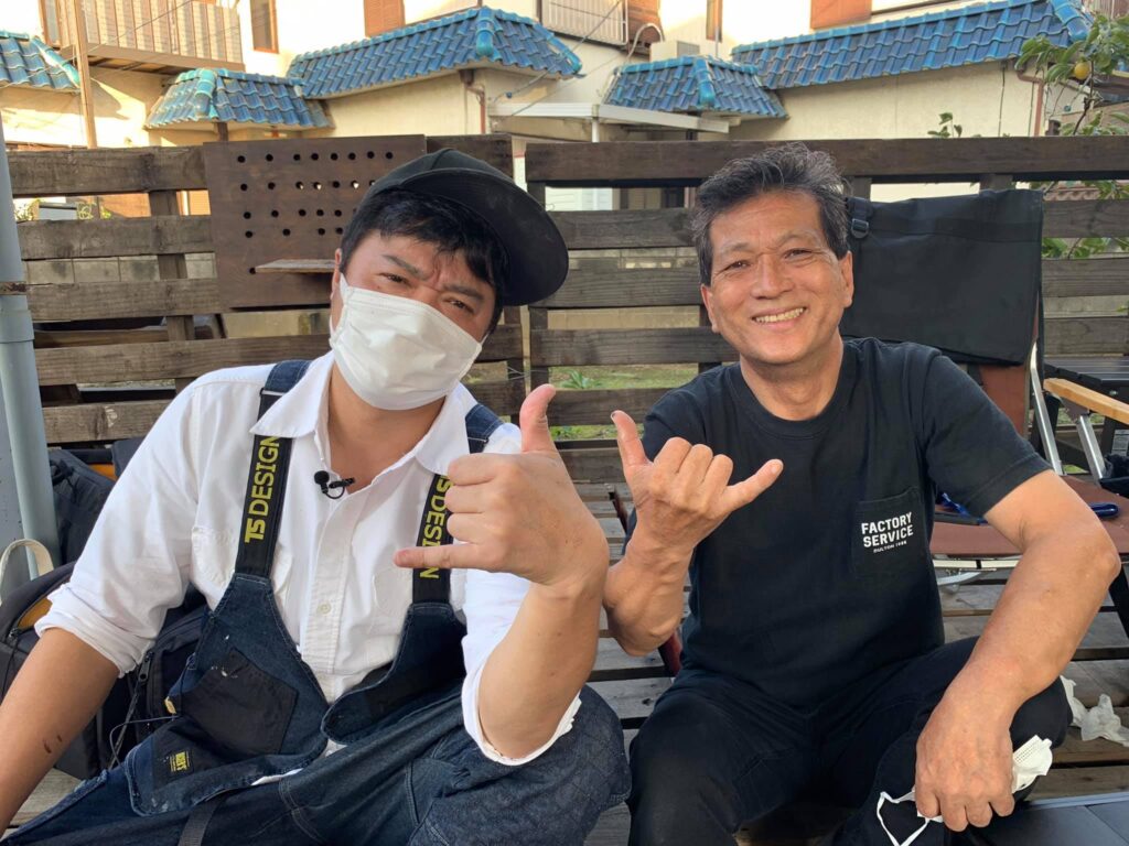 佐田さん復活！朝から番組ロケご一緒です 山田芳照 yamada yoshiteru DIY