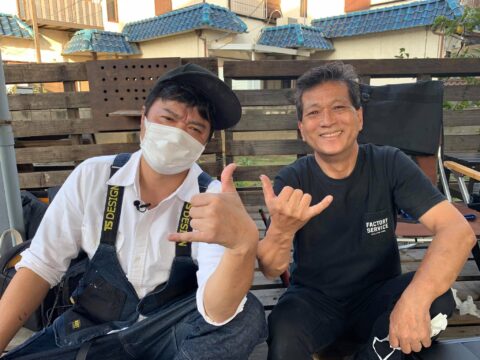 佐田さん復活!朝から番組ロケご一緒です 山田芳照 yamada yoshiteru DIY