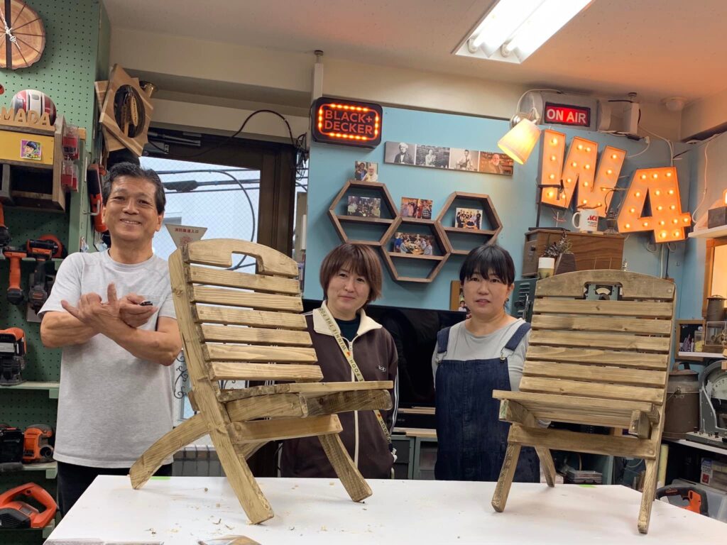 山田芳照 yamada yoshiteru DIY ボーチェア作りの講座を開催