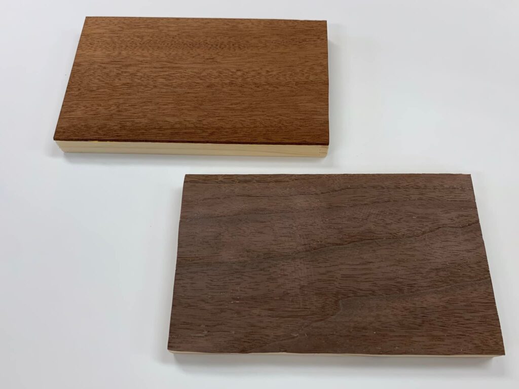 ツキイタは本物なので、樹の味わいは十分表現出来ています