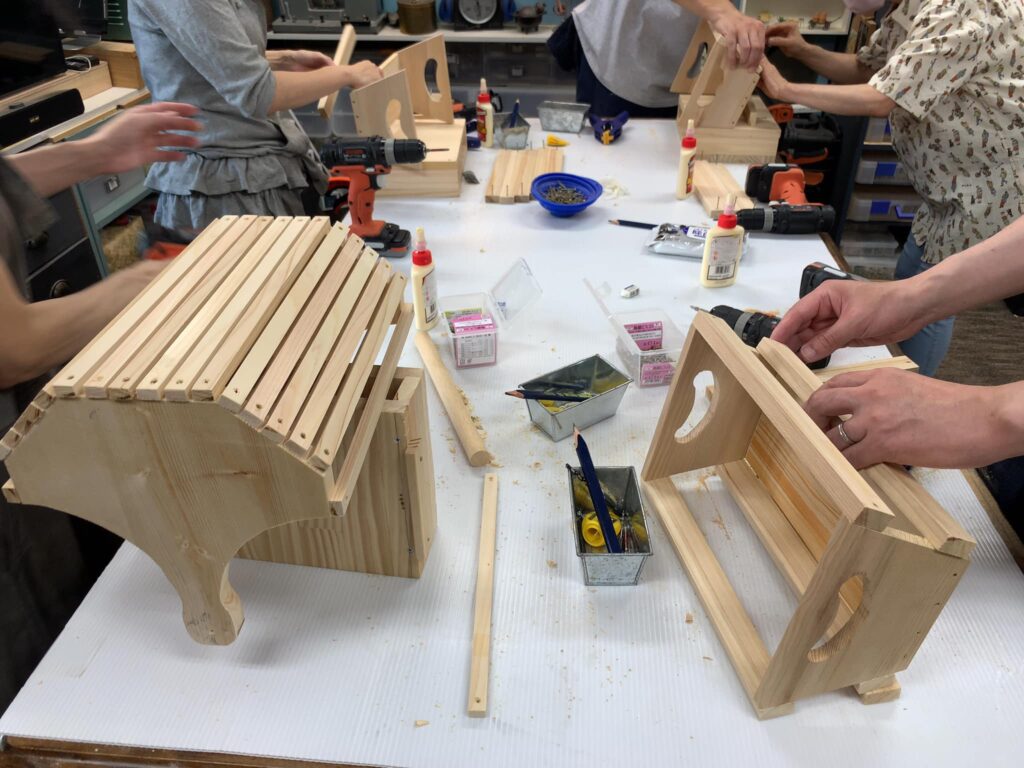 本日の工房講座は電動工具基本編です