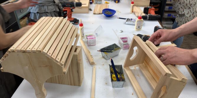 本日の工房講座は電動工具基本編です