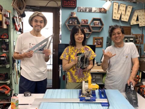 山田芳照 yamada yoshiteru DIY 丸ノコをマスターしたいの依頼で、4時間の講座