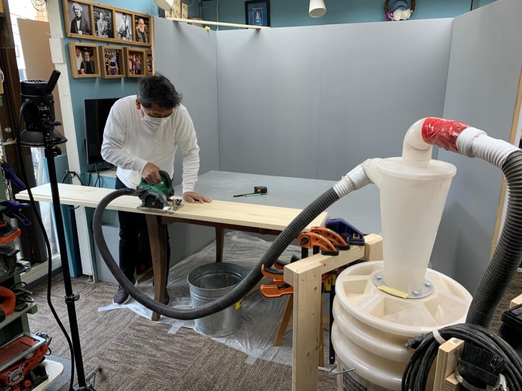 毎朝のルーティンは木材のカットから 山田芳照 yamada yoshiteru DIY