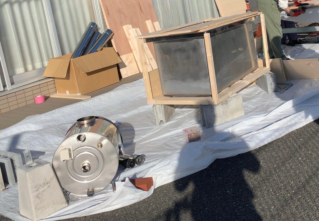 パパジャニWEST 露天風呂作り後編