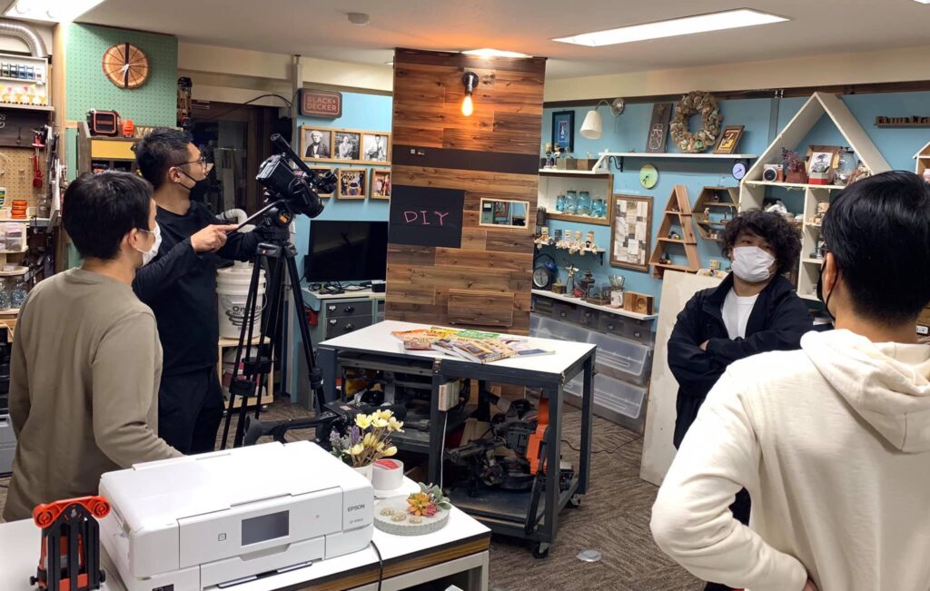 テレビ愛知　サンデージャーナルの撮影