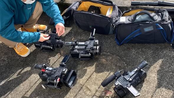 熱海ロケ、天気も回復して撮れ高OK