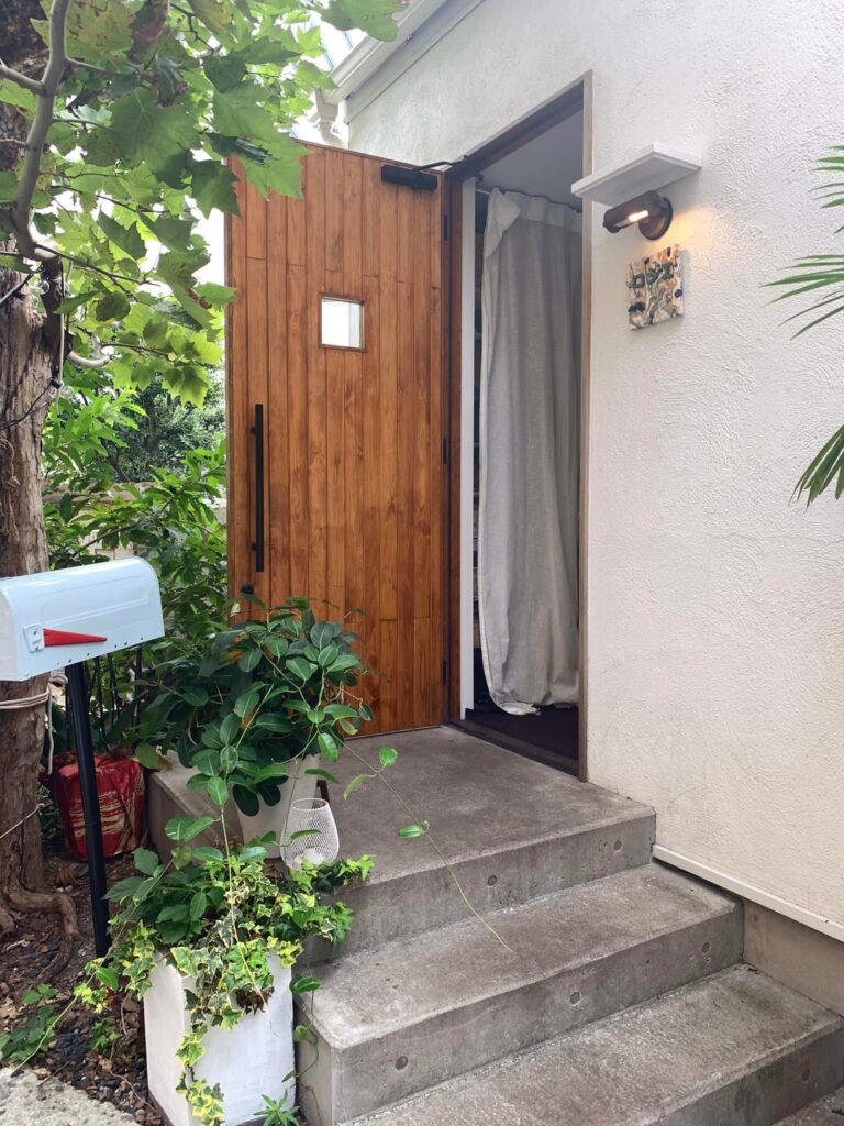 恵比寿にある真帆さんのレストランでランチ打ち合わせ