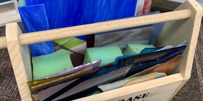 一時ハマってひたすらガラス板を集めていました