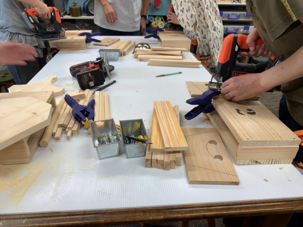 本日の工房講座は電動工具基本編です