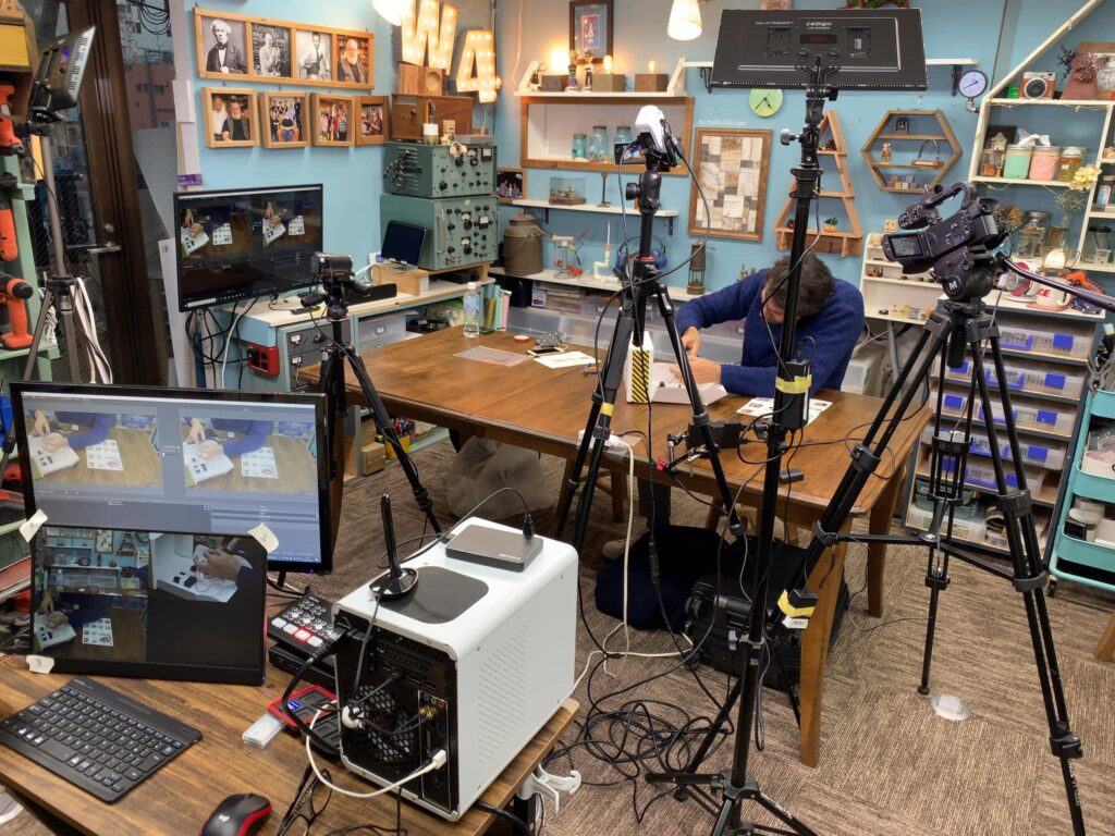 Faradayサイエンスの動画撮影