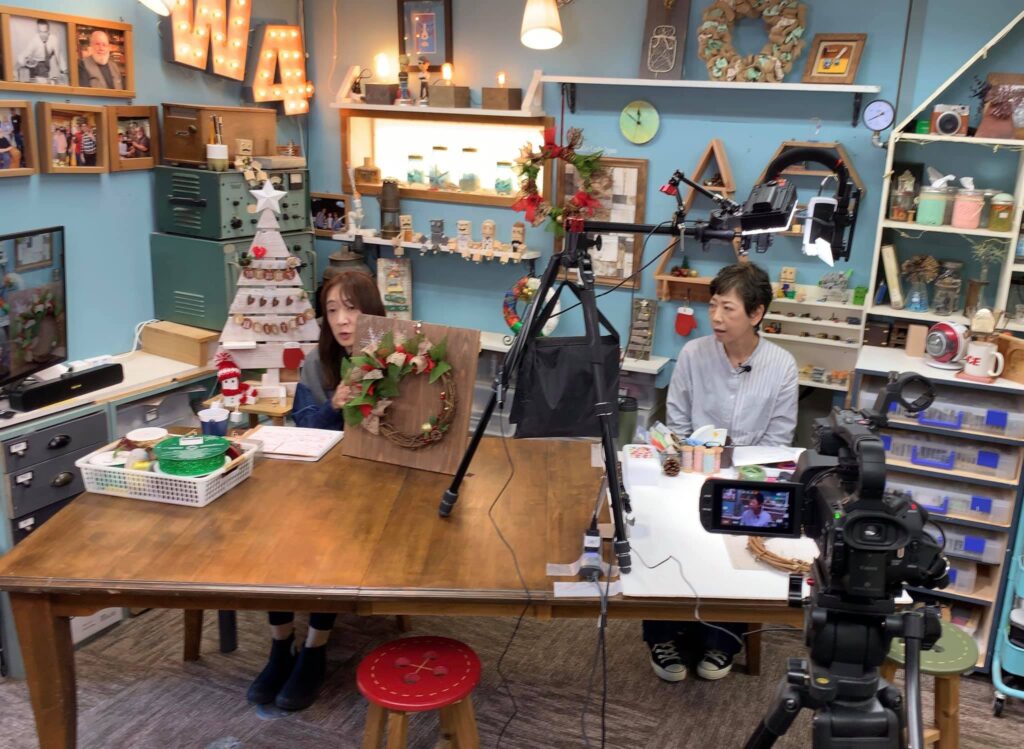 Japan Hobby Show クリスマス向け告知動画撮影中