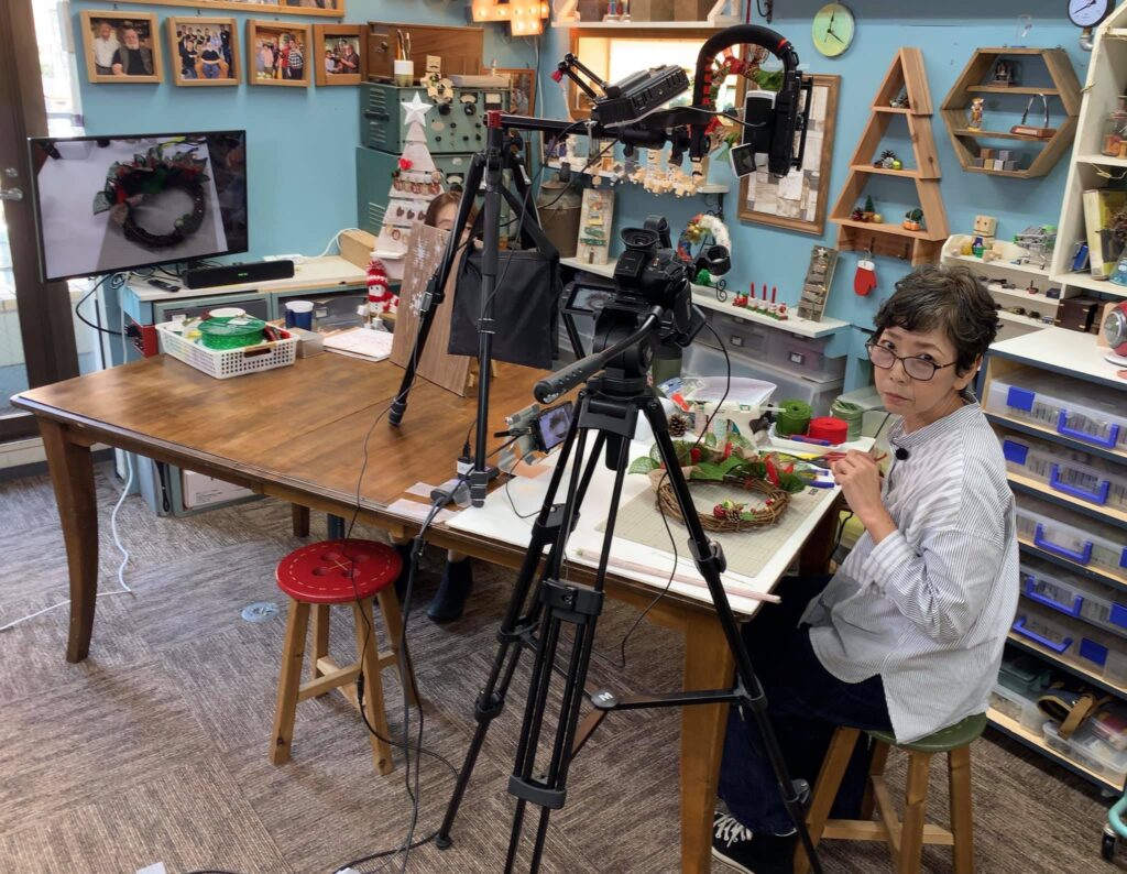 Japan Hobby Show クリスマス向け告知動画撮影中