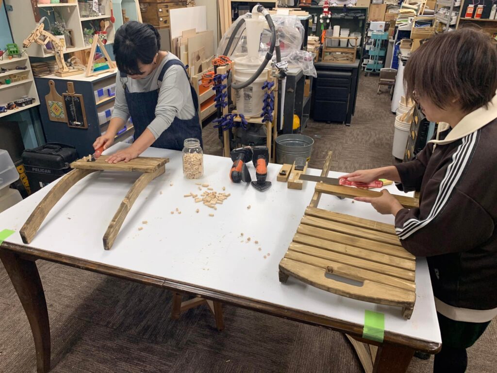 ボーチェア作りの講座を開催