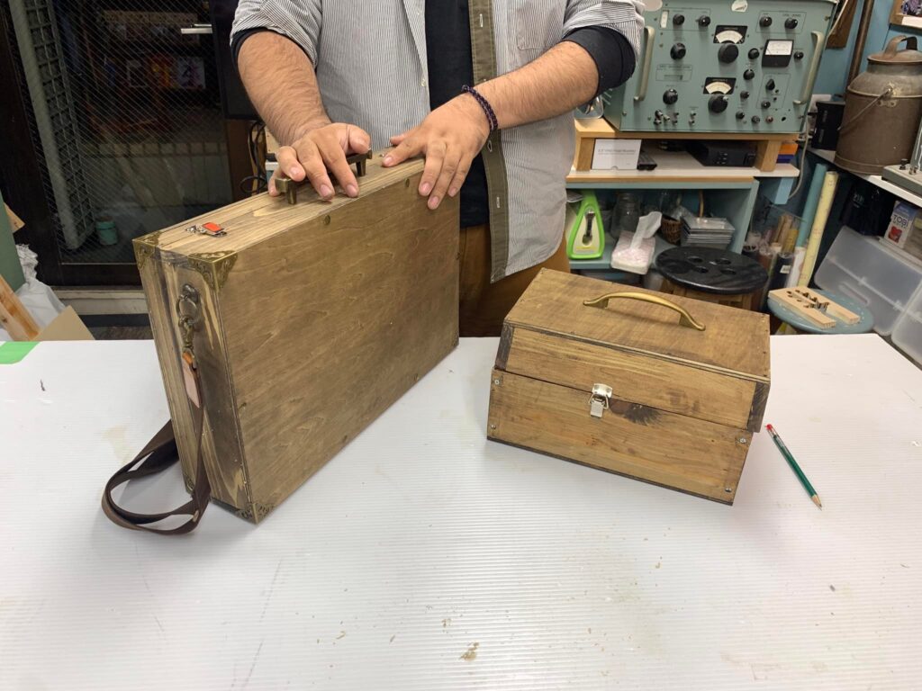 キャンドルホルダー、ガラスエッチングと思い思いの作品