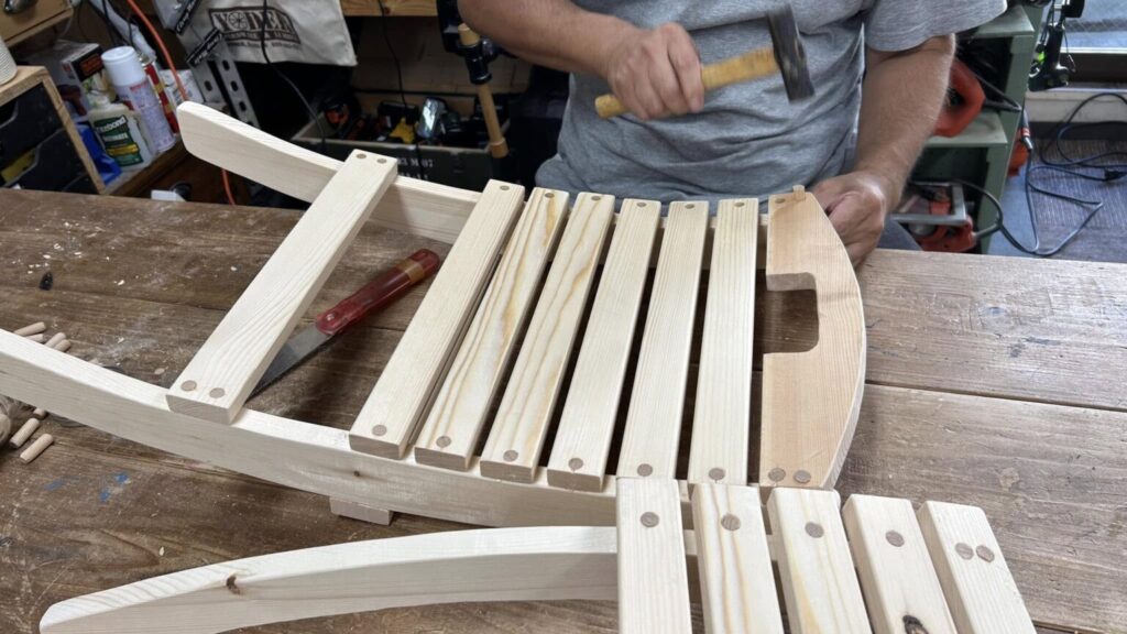 コンパクトに収納　ボーチェアを作る