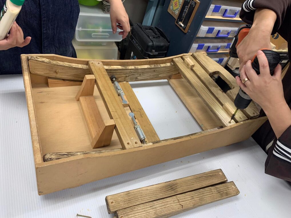 コンパクトに収納　ボーチェアを作る