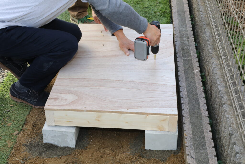 ２×４工法で作るガーデンシェッド