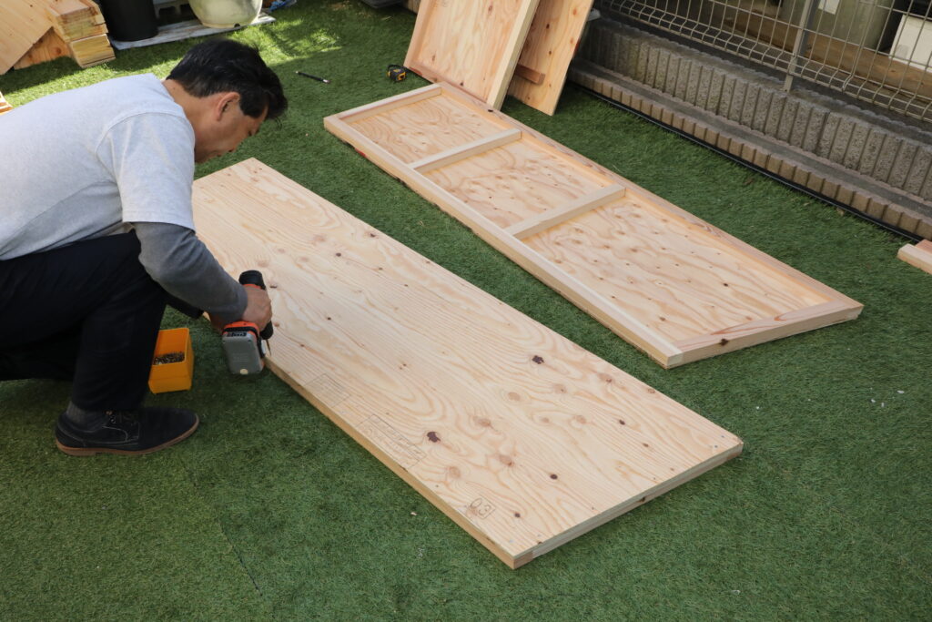 ２×４工法で作るガーデンシェッド