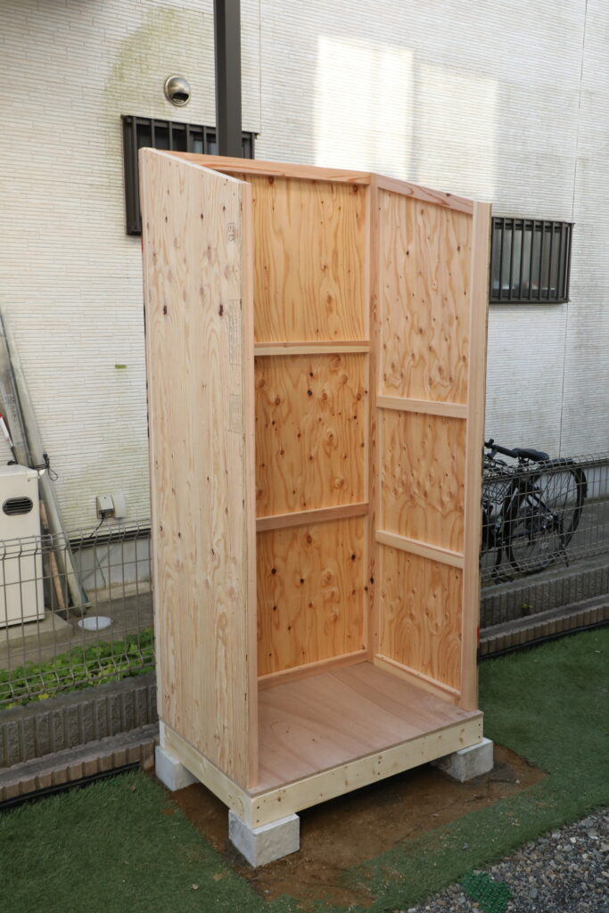 ２×４工法で作るガーデンシェッド