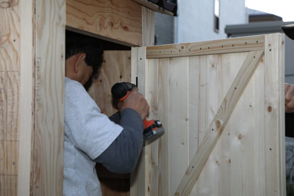 ２×４工法で作るガーデンシェッド