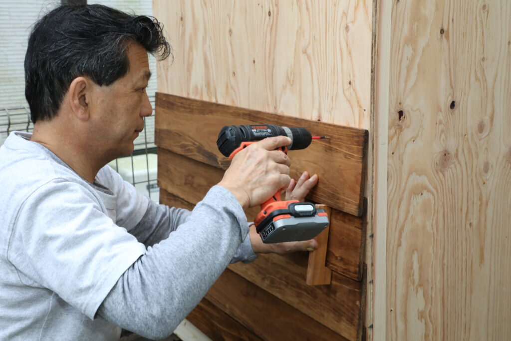 ２×４工法で作るガーデンシェッド