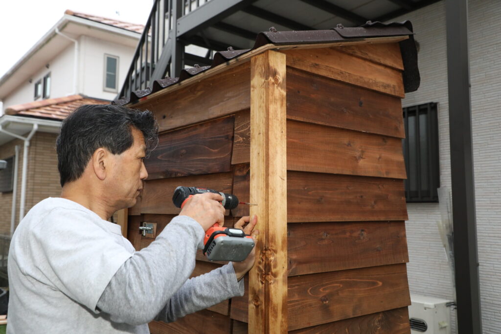２×４工法で作るガーデンシェッド