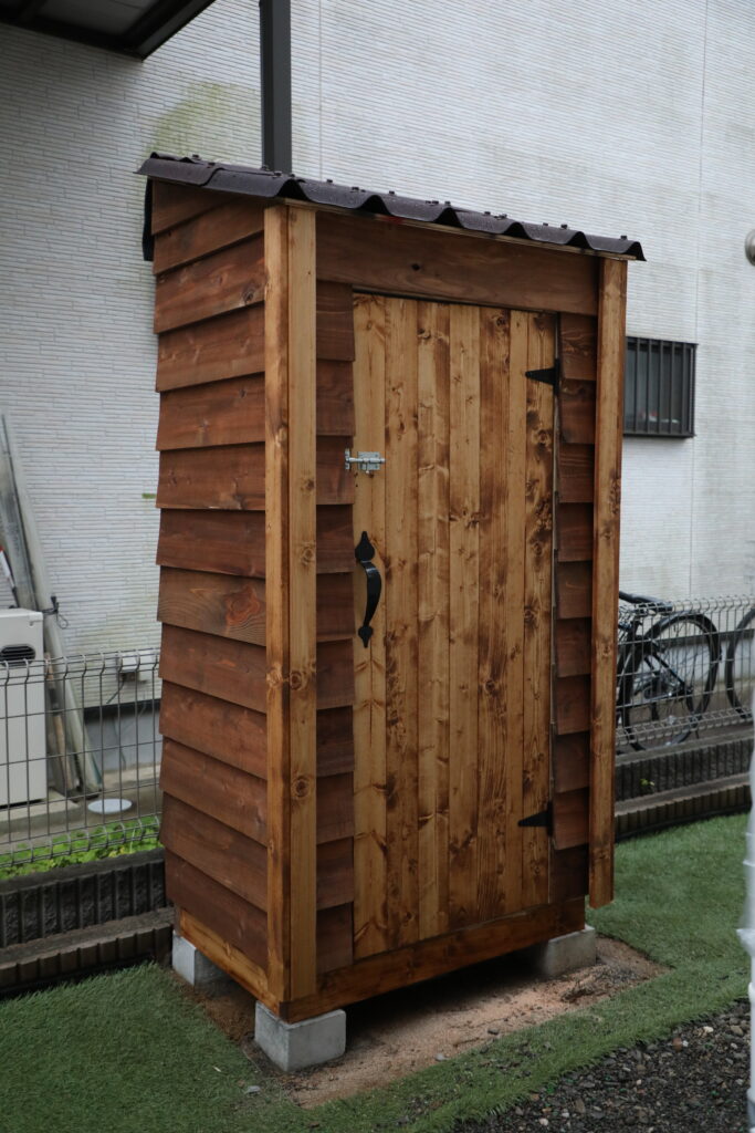 ２×４工法で作るガーデンシェッド