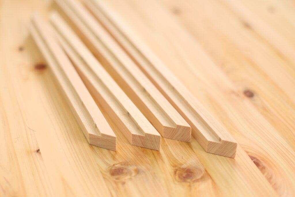 シェブロン柄カフェトレイの作り方