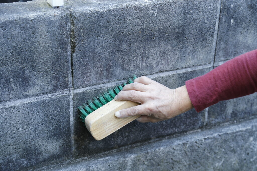 ブロック塀の塗装