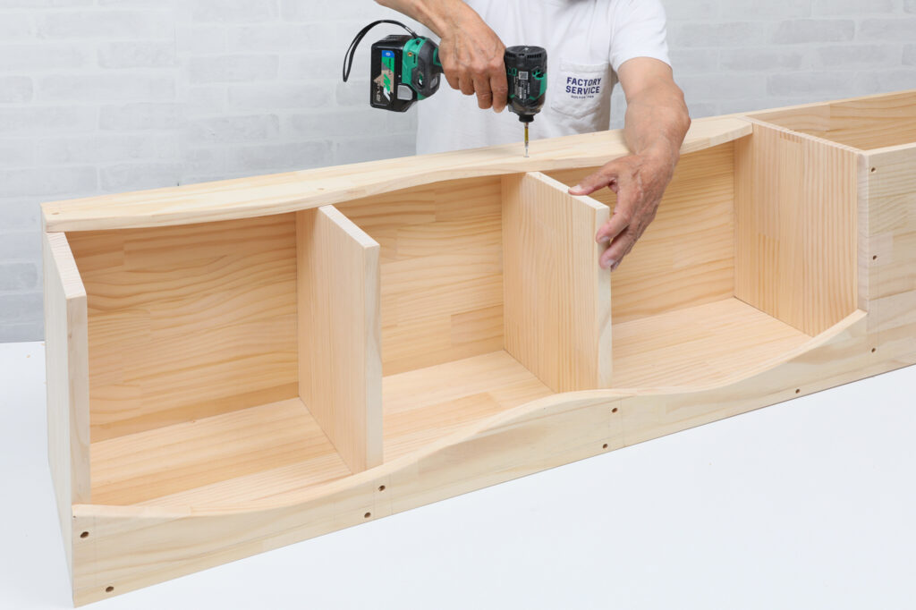 すき間収納ラックの作り方