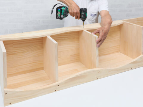 すき間収納ラックの作り方