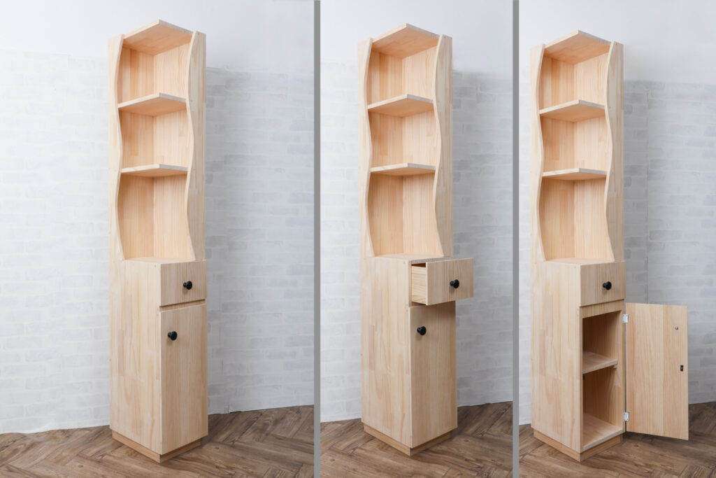 すき間収納ラックの作り方